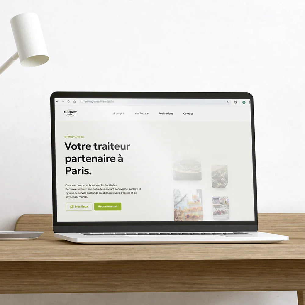 Refonte du site vitrine Chutney and Co