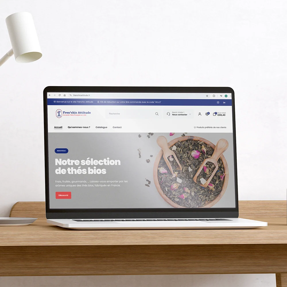 Création du site ecommerce de Fren'chic Attitude