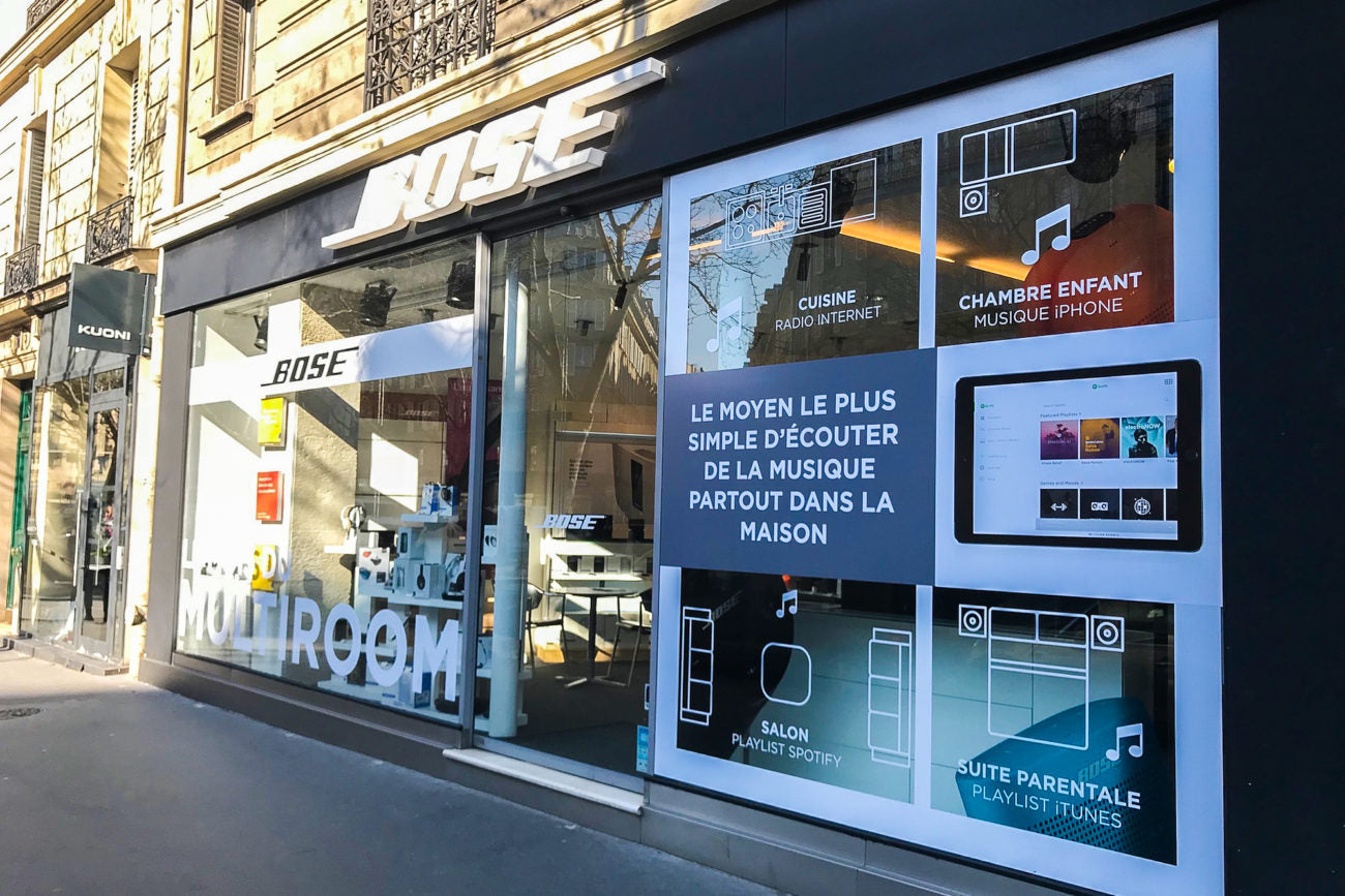 Drive-to-store pour Bose