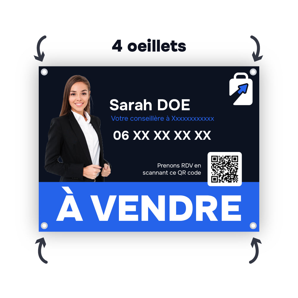 Panneaux "à vendre" "vendu" 2.0