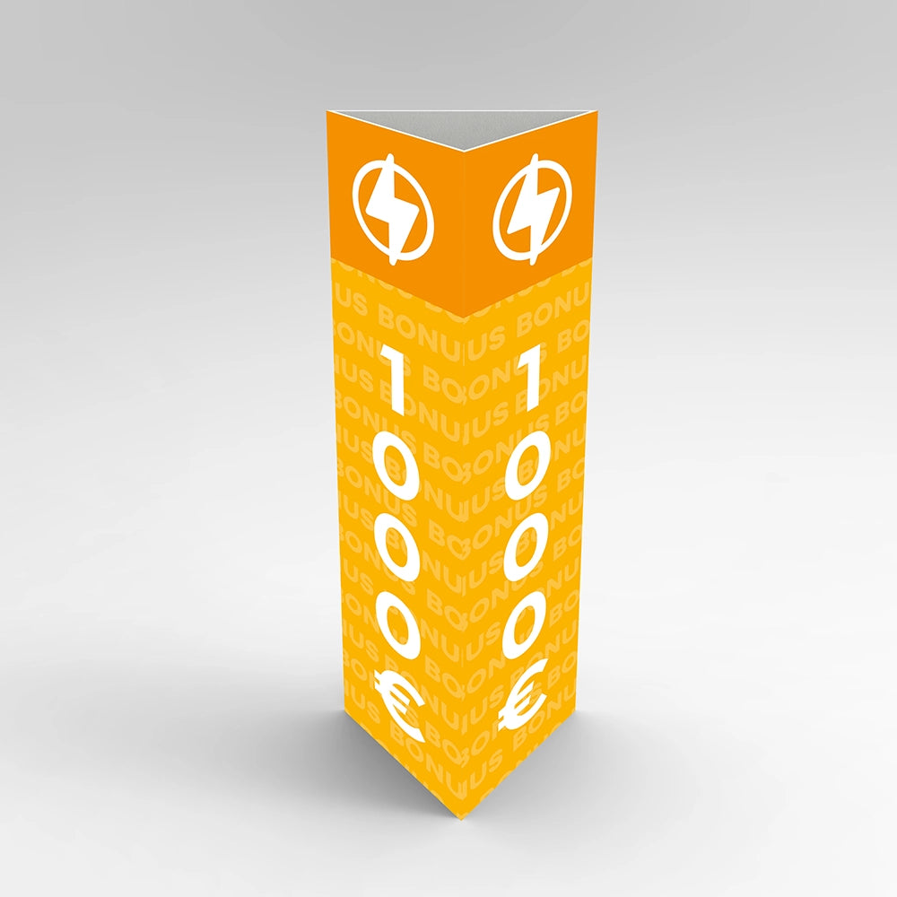 Totem "Éligible Bonus 1000€"