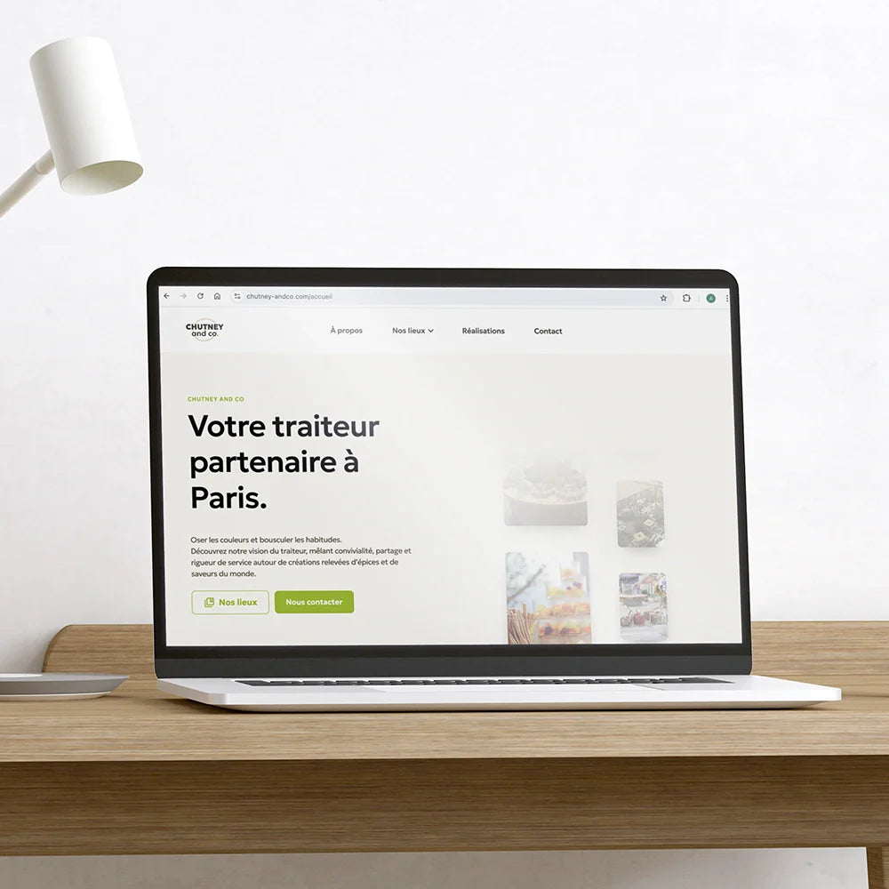 Refonte du site internet de Chutney and co