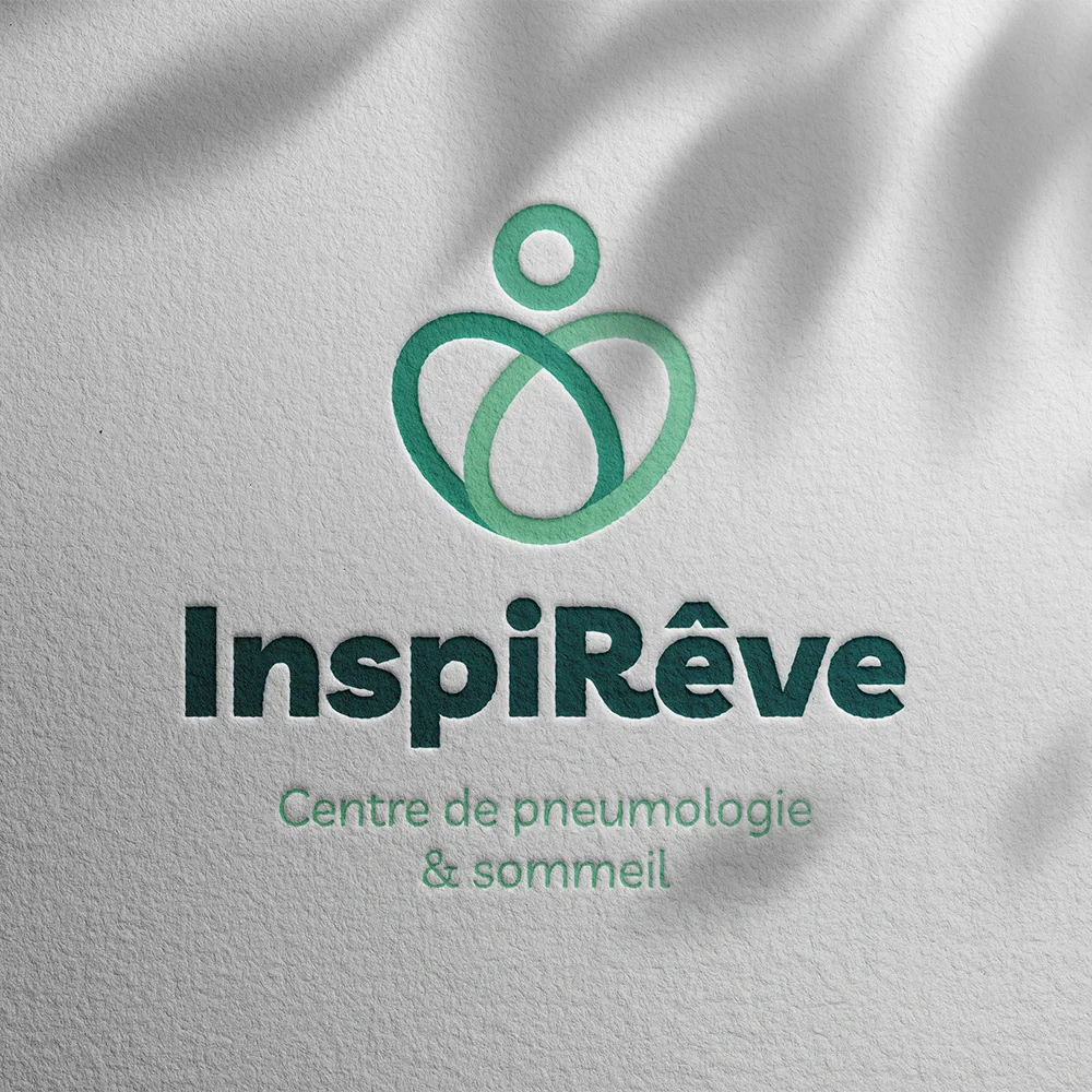 Identité visuelle InspiRêve : Centre de pneumologie & sommeil à Aix-en-Provence