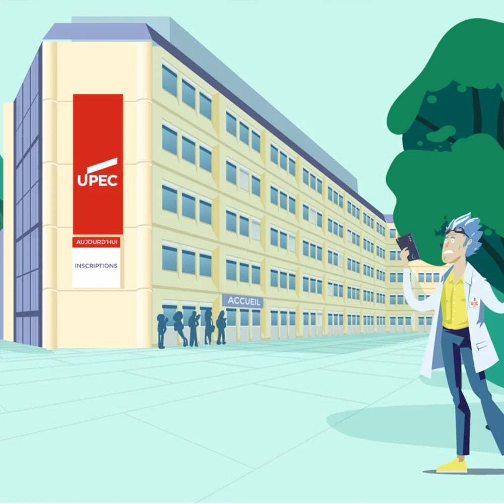 Vidéo motion design pour l'UPEC