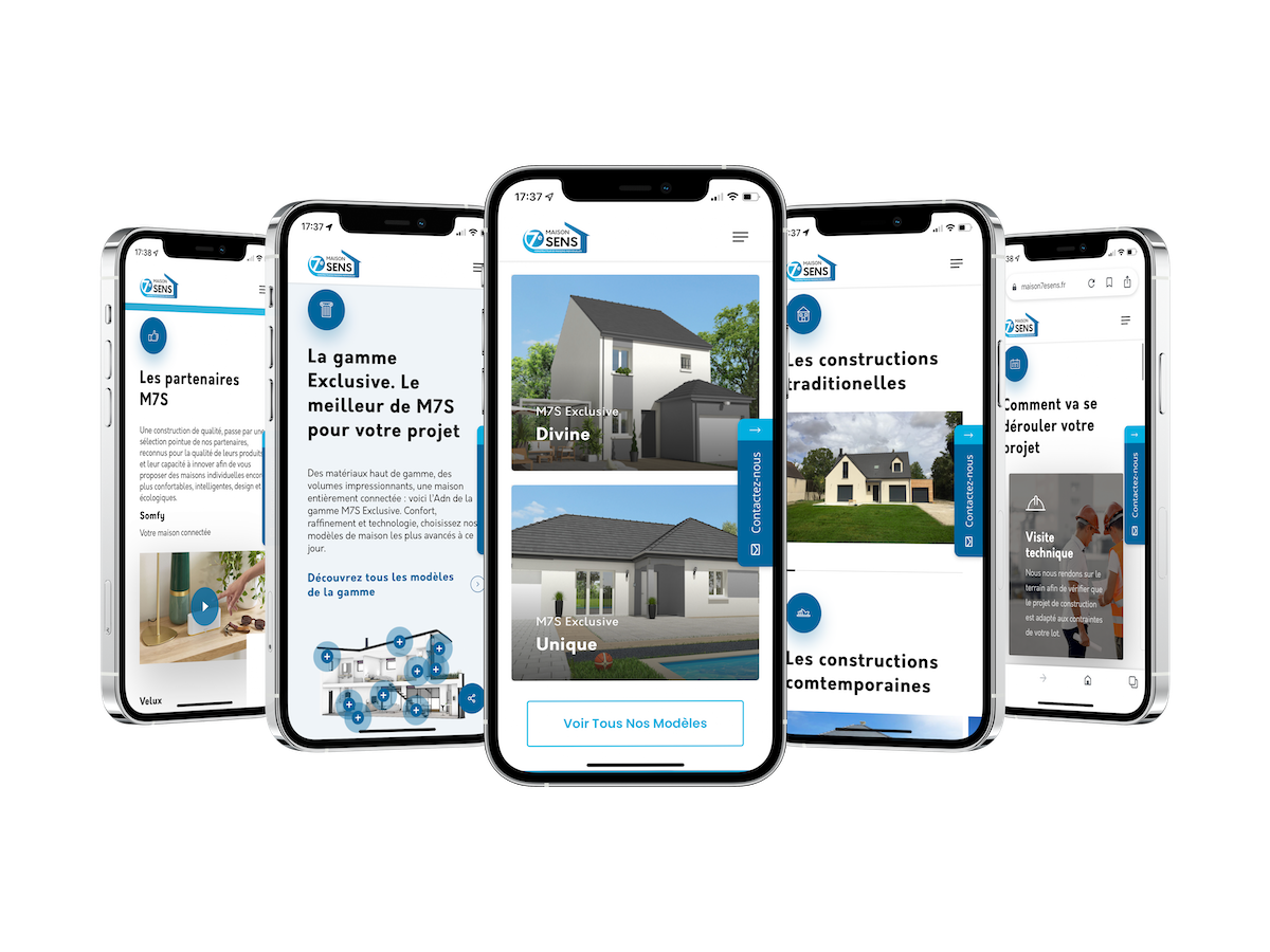 Site vitrine pour Maison 7e Sens : convertir les visiteurs en prospects qualifiés