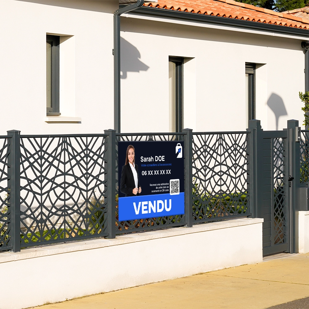 Panneaux "à vendre" "vendu" 2.0