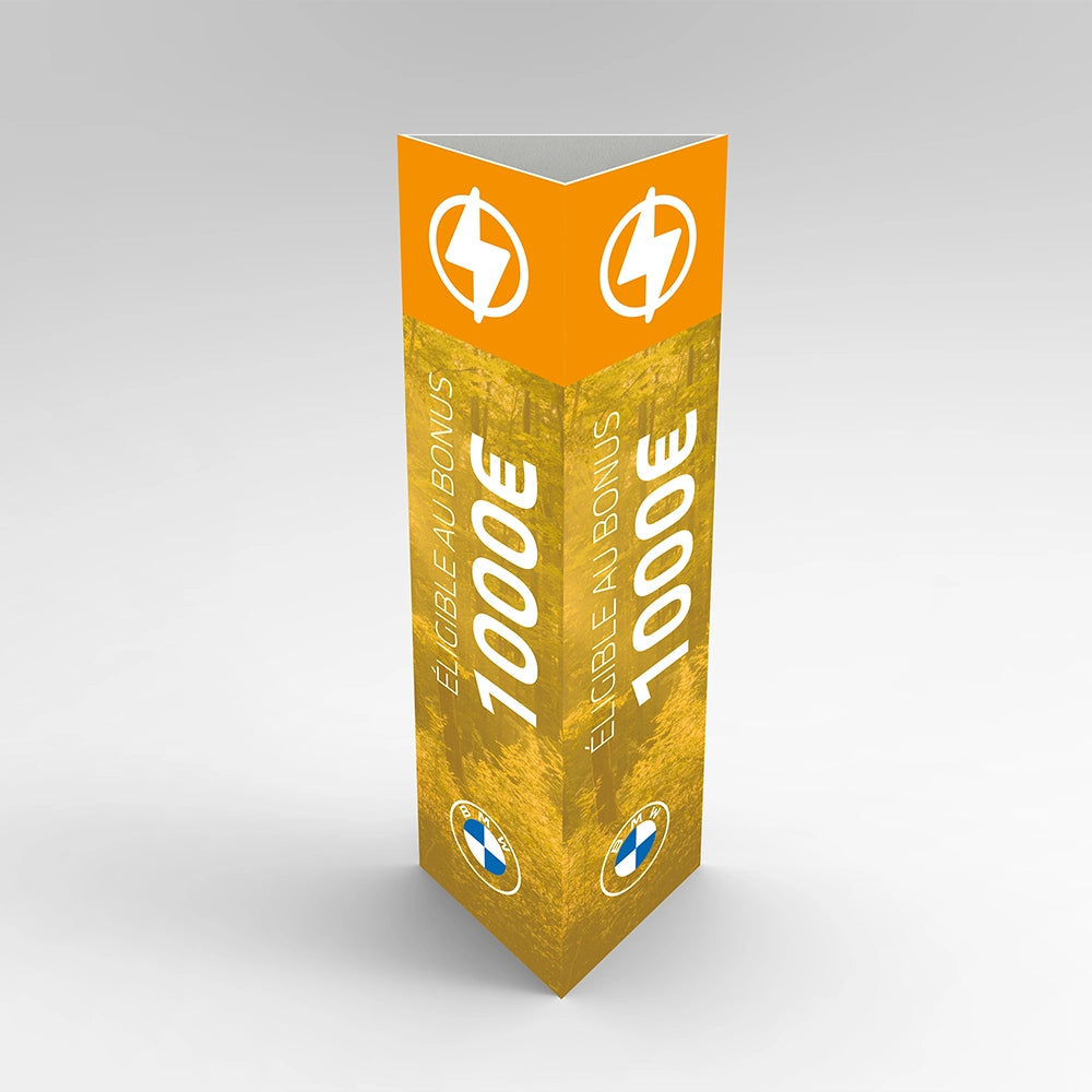 Totem "Éligible Bonus 1000€"
