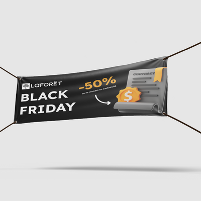 Banderole Black friday