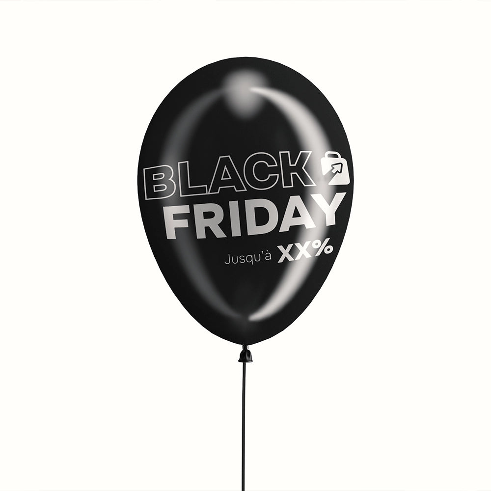 Ballon de baudruche black Friday
