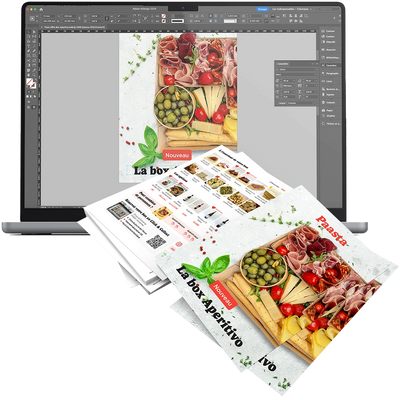 Création graphique : Le flyer