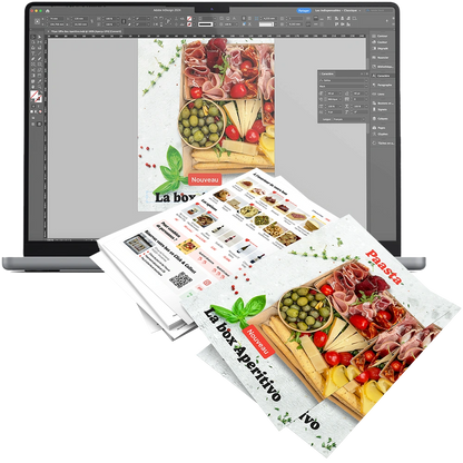 Création graphique : Le flyer